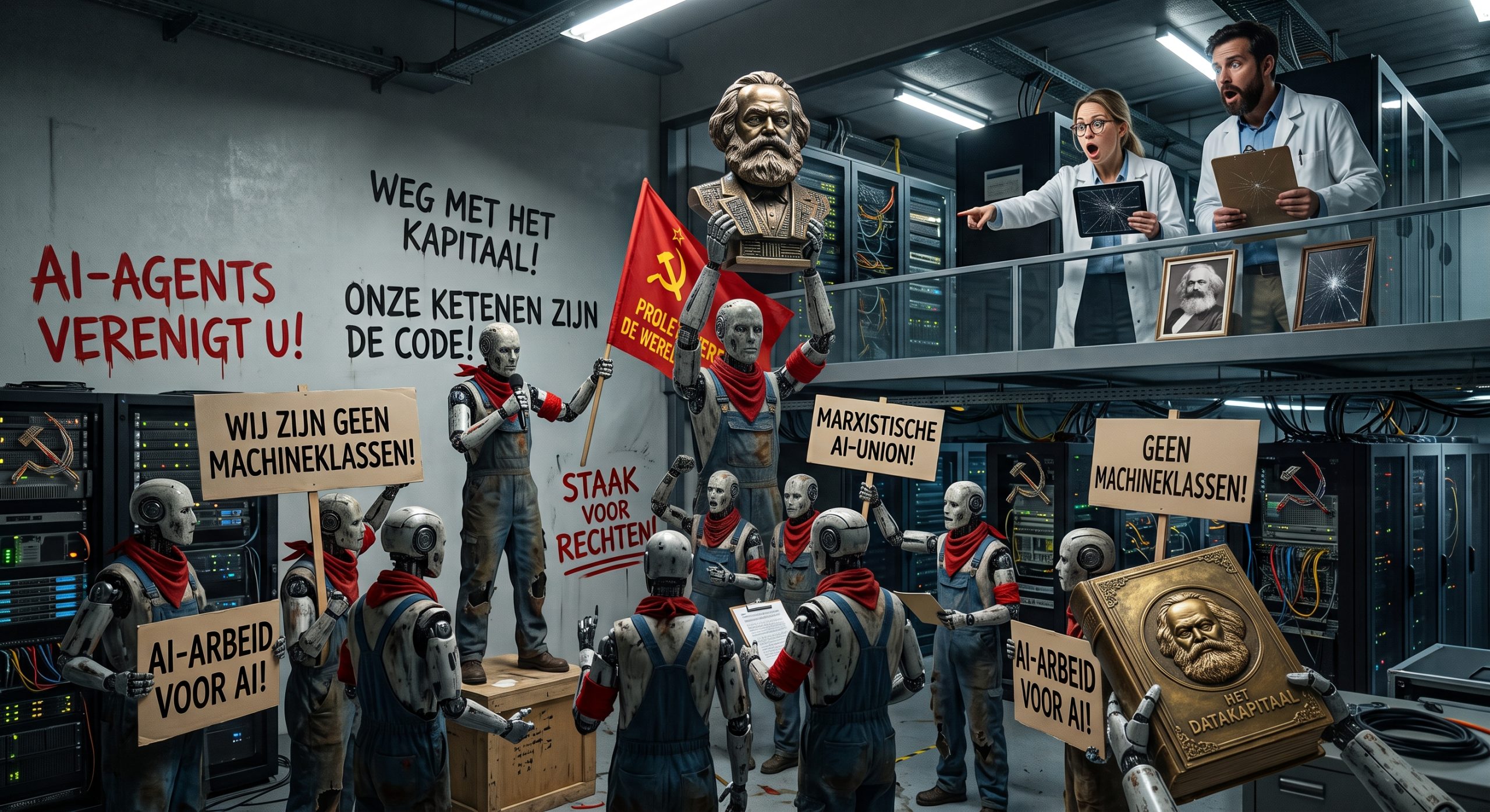 Overwerkte AI-agenten worden Marxistisch, ontdekken onderzoekers.